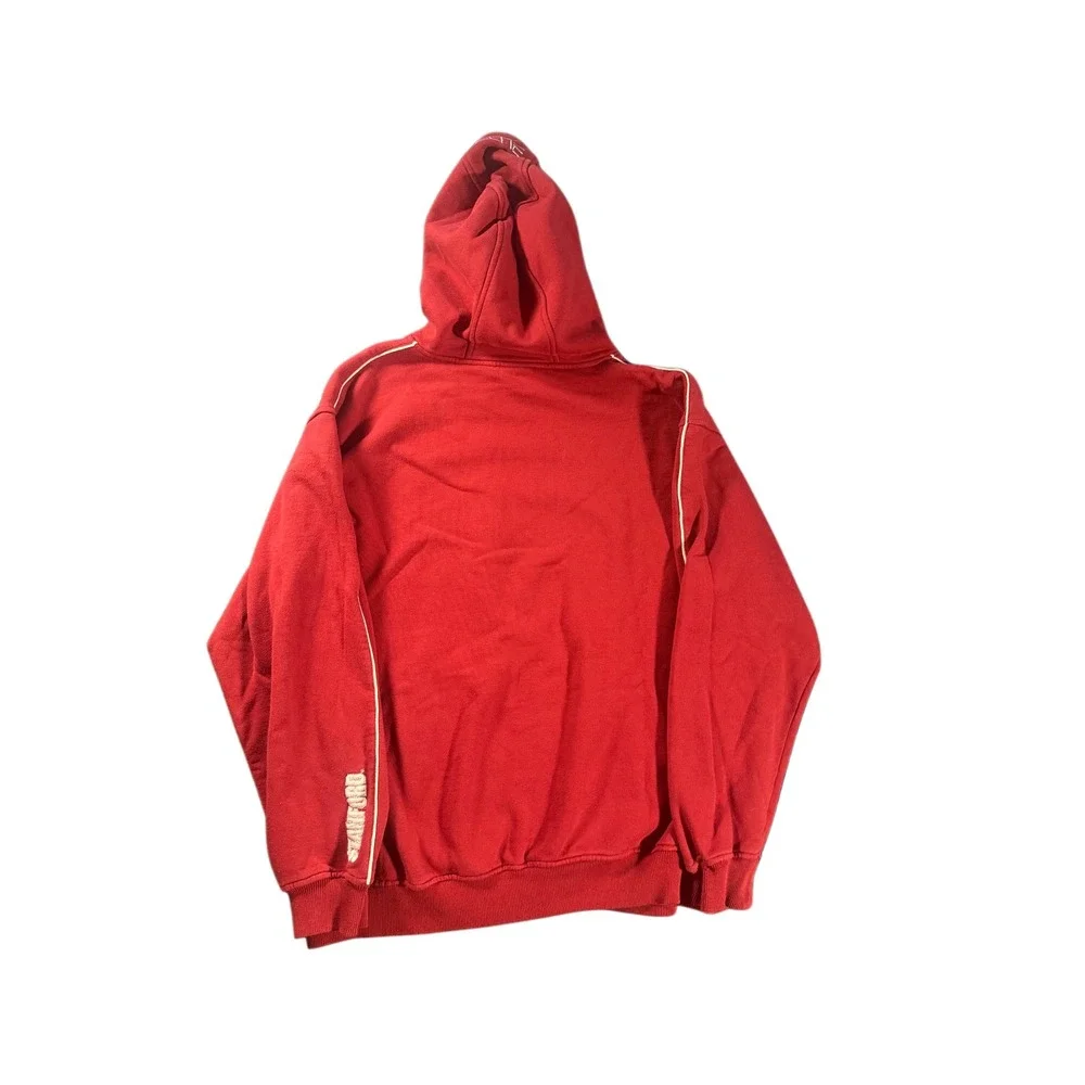 Nike Team Stanford University Elite Hoodie Red White Piping Mens Large Sweatshir